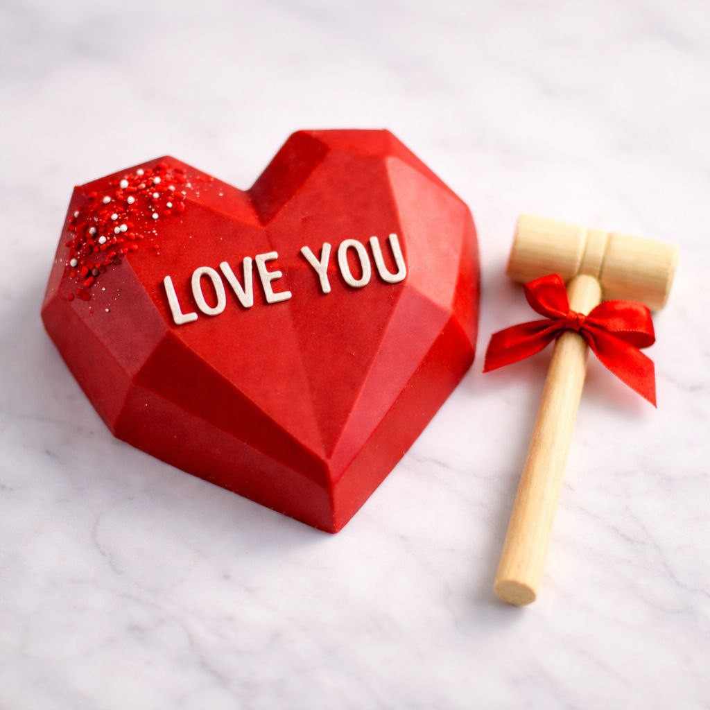 IMG_20260402_154255_924.jpg Coeur En Chocolat Personnalisé À Casser - Image 1